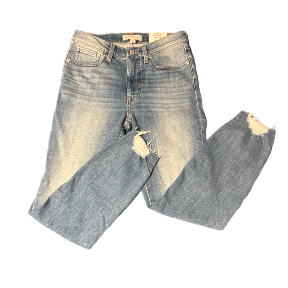 NWT Lucky Brand Women’s High Rise Bridgette Skinny Ankle Jeans Size 4 / 27